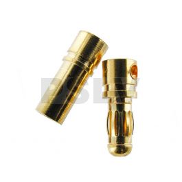 Q-C-0018  Quantum Φ3.5 mm Gold Plated Bullet Connectors  